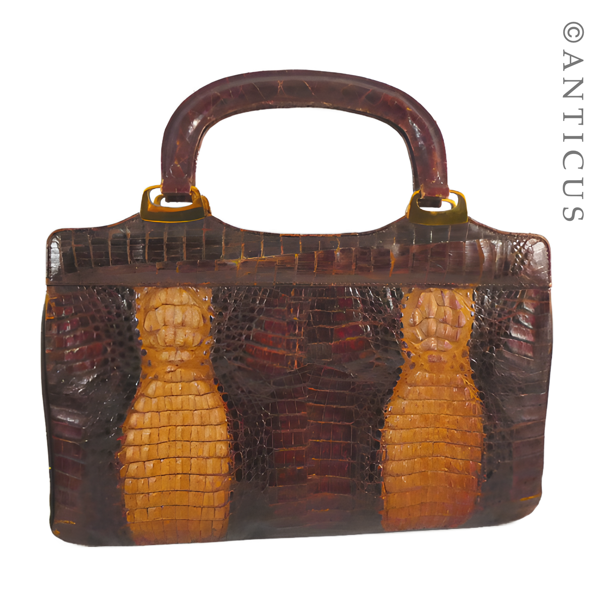 Vintage Crocodile Handbag.