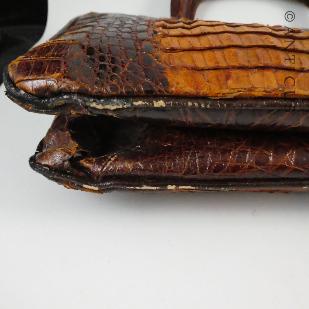 Vintage Crocodile Handbag.