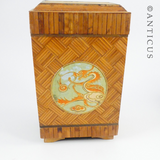 Japanese Vintage Deco Tea Caddy.