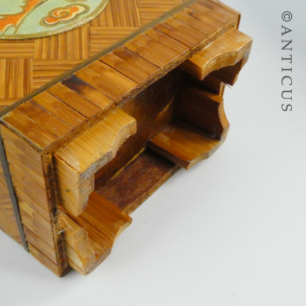 Japanese Vintage Deco Tea Caddy.