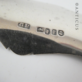 Pair of Victorian Silver Butter knives, 1854.
