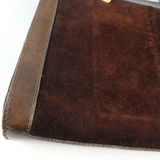 Brown Leather and Suede Handbag.