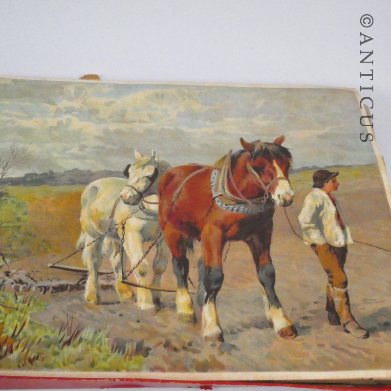 Antique Boxed Sets of Four Dutch Jigsaw Puzzles.
