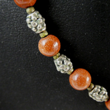 Sunstone Necklace and Matching Earrings.
