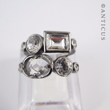 Danish Dyrberg/Kern Crystals Ring.