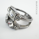 Danish Dyrberg/Kern Crystals Ring.