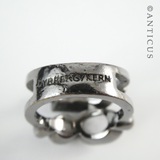 Danish Dyrberg/Kern Crystals Ring.