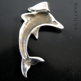 Silver Dolphin Charm.