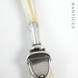 Antique Mother of Pearl and Silver Paper Folder Knife.