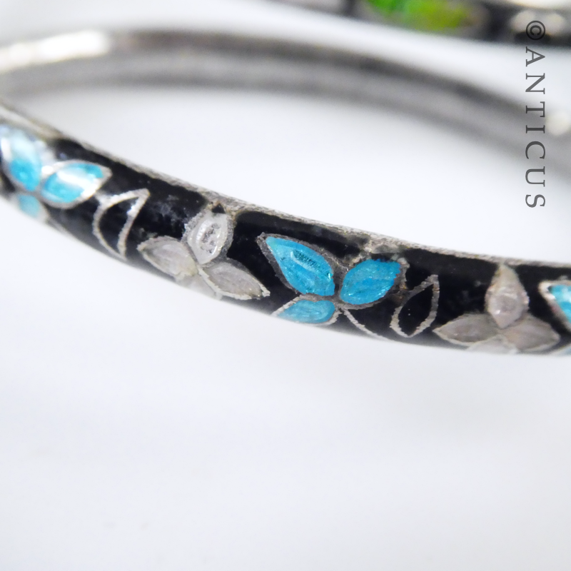 Six Cloisonné Bangles,