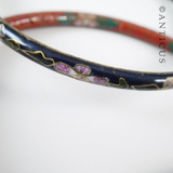 Six Cloisonné Bangles,