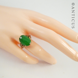 Vintage Jade Ring in 9ct Gold.