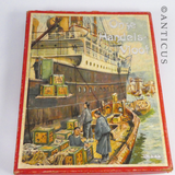 Antique Boxed Set of Four Dutch Jigsaw Puzzles.