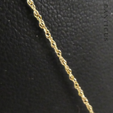 Gold  and Enamel Victorian Locket on Chain.