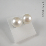 Long Freshwater Pearl Necklace & Earrings.