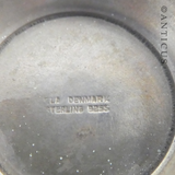 Vintage Boxed Danish Enamel Salts and Spoons.