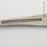 Vintage Boxed Danish Enamel Salts and Spoons.