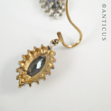 Pair of Mystic Topaz and Gold Earrings.