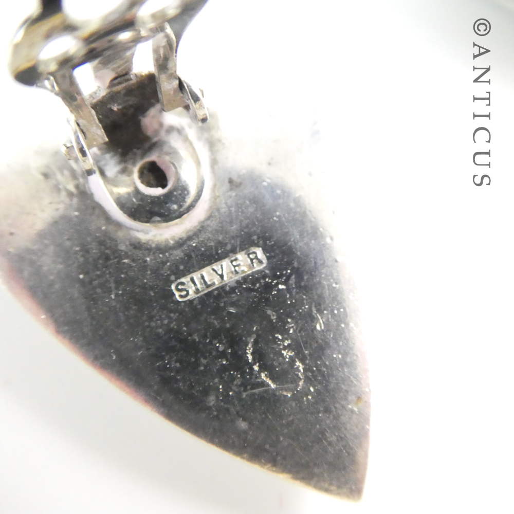 Vintage Pair of New Zealand Jade Earrings.