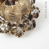Antique Silver, Gold and Diamond Earrings.