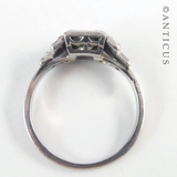 Diamond and Platinum Engagement and Wedding Ring.