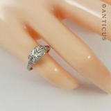 Diamond and Platinum Engagement and Wedding Ring.