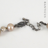 Coloured Pearls and Peridot Necklace.
