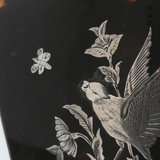 Victorian Tortoiseshell and Silver Card Case.