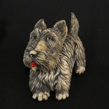 Large Vintage Scottish Terrier Brooch.