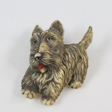 Large Vintage Scottish Terrier Brooch.