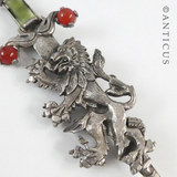 Scottish Brooch with Lion Rampant.