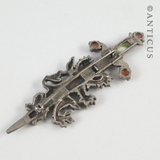 Scottish Brooch with Lion Rampant.
