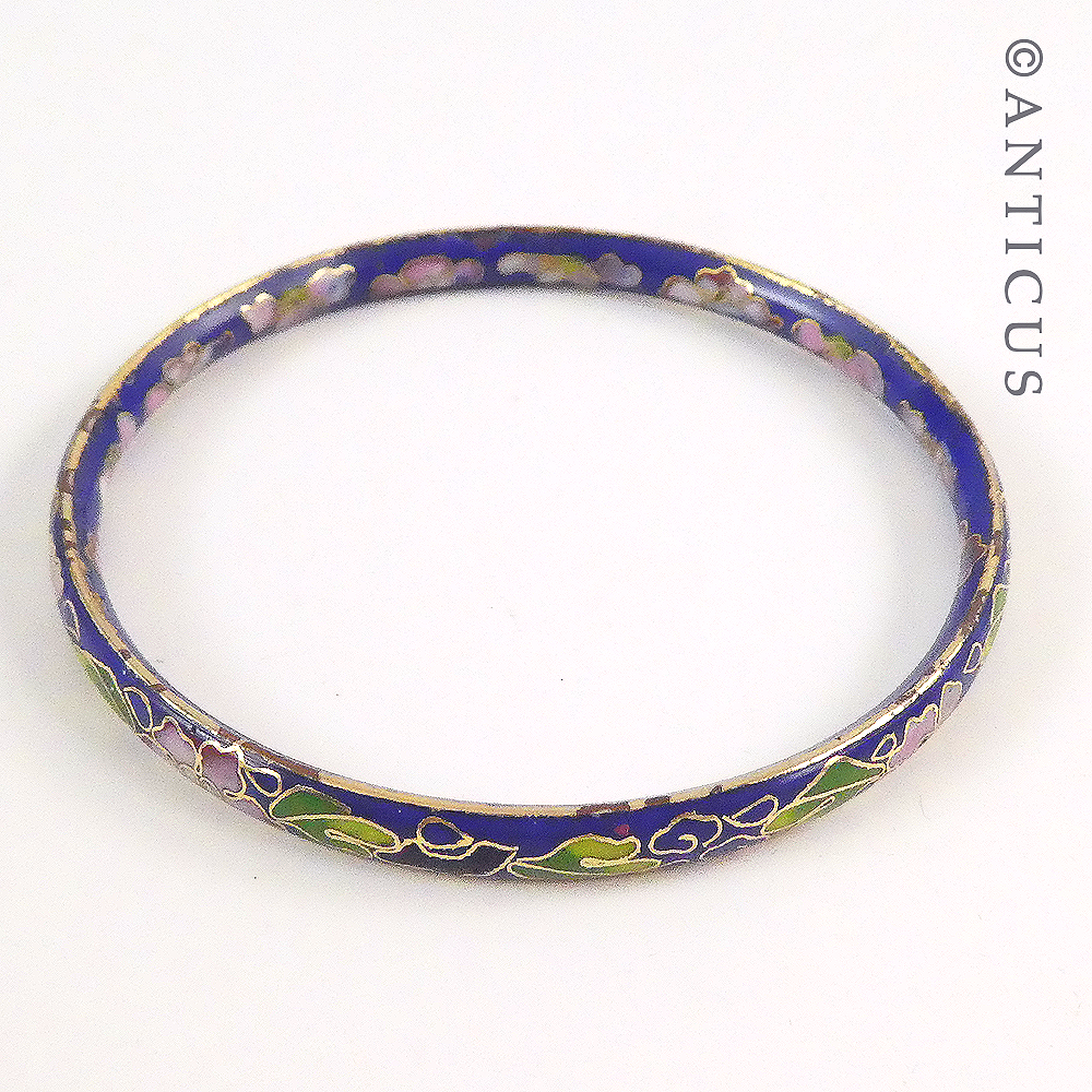 Cloisonné Bangle, Pretty Design.
