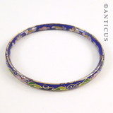 Cloisonné Bangle, Pretty Design.