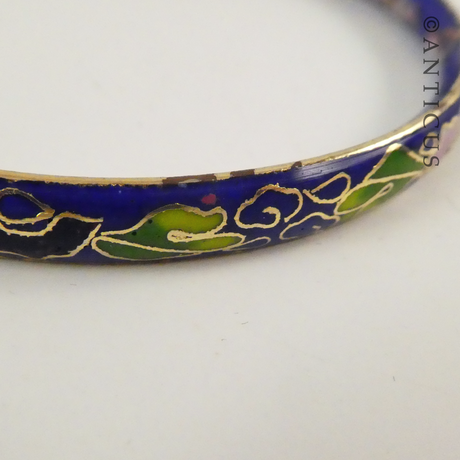 Cloisonné Bangle, Pretty Design.