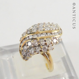Gold and Diamond Modern Dress Ring
