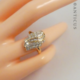 Gold and Diamond Modern Dress Ring