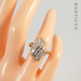 Gold and Diamond Modern Dress Ring