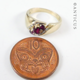 Vintage Gold, Diamond and Ruby Ring.