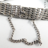 Silver Gatelink Style Bracelet.