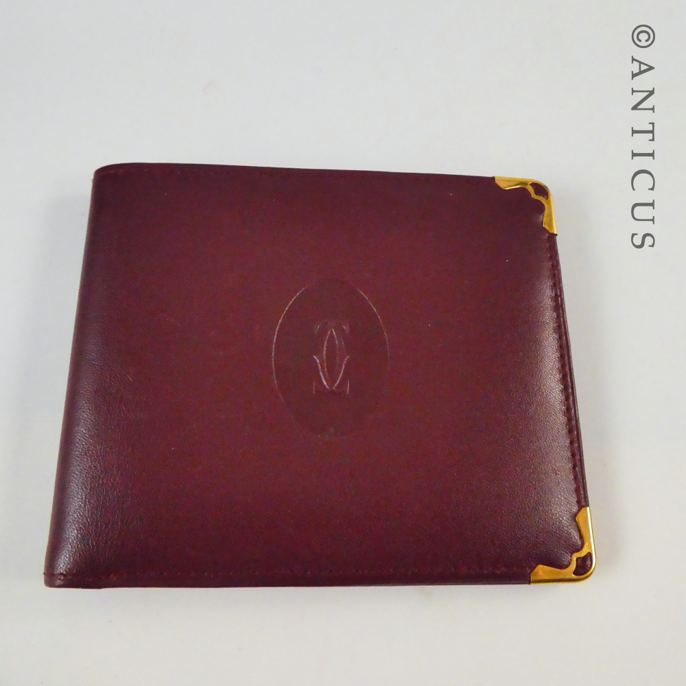 Vintage Cartier Billfold Wallet.