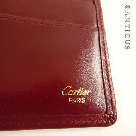 Vintage Cartier Billfold Wallet.
