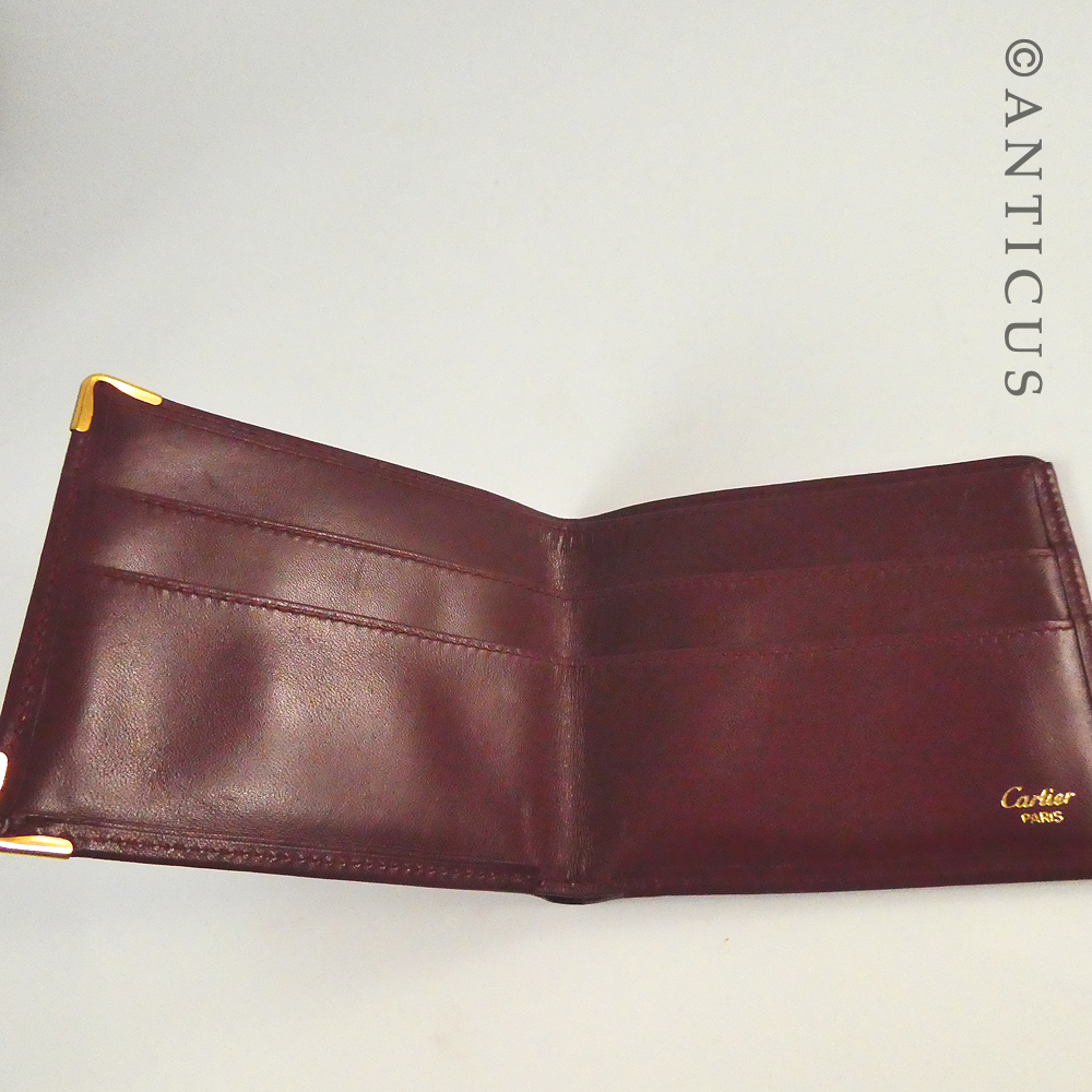 Vintage Cartier Billfold Wallet.