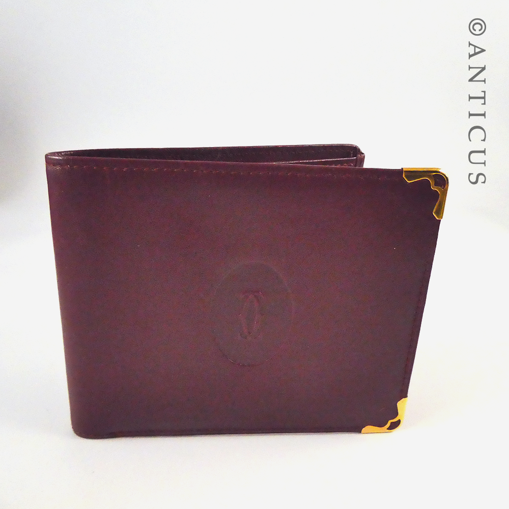 Vintage Cartier Billfold Wallet.