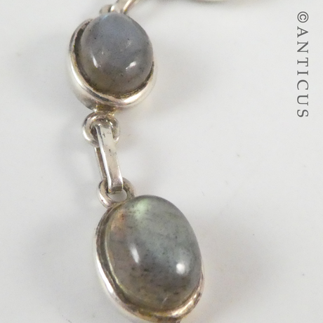 Opal and Sterling Silver Bracelet.