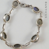 Opal and Sterling Silver Bracelet.