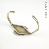 Turquoise Decorated Cuff Bangle.