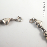 Sterling Silver Love-Heart Bracelet.