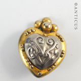 Vintage Heart-Shaped Earrings.