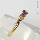 Fine Gold Ring with Amethyst.